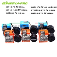 Bicycle Inner Tube Folding Bike Mountain INNOVA Size 27.5X1.5-1.75 27.5X1.75-2.125 26X1.5-1.75 20X1 