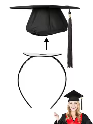 Graduation Hat Headband-Graduation Hat Headband, Firm Slip Graduation Hat Headband, Graduation Hat A