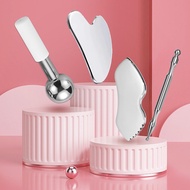 Stainless Steel GuaSha Scraper Massager For Face Neck Body Facial Skin Care Guasha Board Face Massag