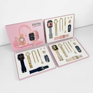 A58 Plus Smart Watch 6 in1 Waterproof Women Smartwatch Digital Display With free Jewelry Necklace Ea