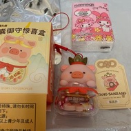 全新已拆袋  盲盒 Lulu豬罐頭豬 西遊記唐三藏 保高升 升官發財  御守 吊飾