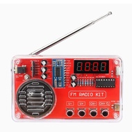 【APRTY】1PCS Portable FM Radio Kit LED Display Welding Project Radio FM 87-108MHz