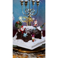 Brown Festive Forest Christmas Logcake