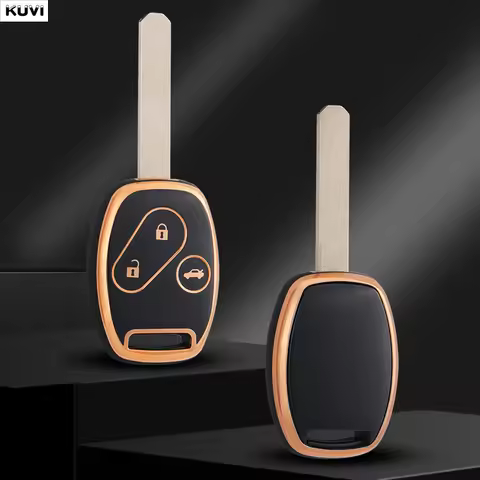 2 3 Buttons TPU Car Remote Key Case Cover Shell Fob For Honda Fit CIVIC JAZZ Pilot Accord CR-V Freed