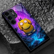 Psyduck Pokemon 01 design Phone Case Glass for Samsung Galaxy S20 S21 S22 S23 S24 S25 Ultra Plus S23