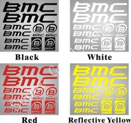 สะท้อนแสงสติกเกอร์ BMC ยี่ห้อจักรยานเสือหมอบ Mountain สติกเกอร์จักรยาน MTB สำหรับจักรยานล้อ RIM ส้อมรูปลอกอะไหล่