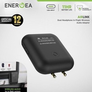 WIRELESS AIRPLANE AUDIO ADAPTER BLUETOOTH TRANSMITTER ENERGEA AIRLINK ORIGINAL AND TRUSTED