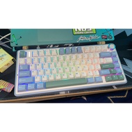 Aula f75 spruce green greywood switch keyboard