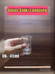 Gelas Sloki Kaca Langsing Eceran Murah Gelas Loki Shot