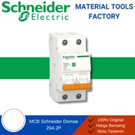 MCB - MCB Schneider - MCB 2 Phase - MCB Schneider 2 Phase DOMAE 2A 4A 6A 10A 20A 25A 32A 40A 63A