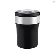 Car Ashtray, Universal Portable Smokeless Ashtray with Lid, Compass LED Blue Light for Most Car Cup Holder  MOTO-4.22