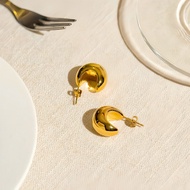 MERAKI. Atlas Earrings (size 1.8cm) (Silver/Gold)