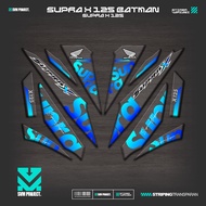 UV TRANSPARENT STRIPING SUPRA X 125 BATMAN MOTIF IP49 WAVE 125 BETMEN STICKER SIMPLE GRAPHICBENING