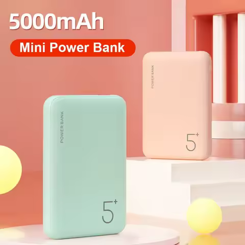 5000mAh Ultra Silm External Battery Polymer Powerbank Portable Phone Charger Type C Power Bank For i