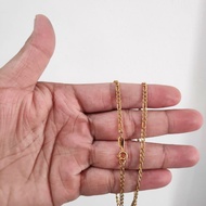 10K GOLD USA Necklace, Figaro Chain, Looks Gold Chain Fashion with gold Marking