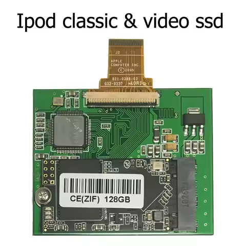 128GB 256G SSD for iPod Classic 6th 7th iPod Video 5Gen 5.5th Replace HS081HA MK8010GAH MK8022GAA MK