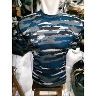 TNI AL Camouflage T-Shirt (Plain) - Ship Camouflage T-Shirt - TNI AL T-Shirt - Camouflage T-Shirt