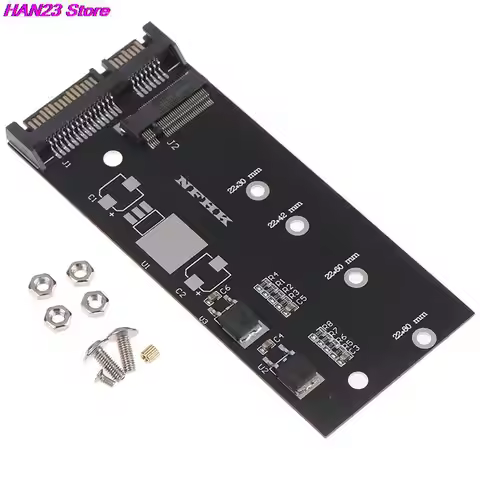 1set high efficiency M.2 NVME SSD Convert Adapter Card NVME/AHCI SSD Upgraded Kit for SATA revision 