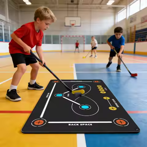 Hockey Training Mats 80*120cm Anti-Slip Equipment Pad Hockey Training Equipment For Indoor Outdoor G