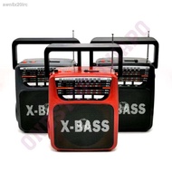 ﹍☞✹kuku cod Rechargeable AM/FM Radio with wireless bluetooth speaker USB/SD Music Player
