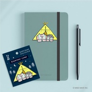 JzFun / 懶洋洋喵之助 大刺繡裝飾貼(露營)