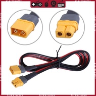 STA 1PCS XT60 Male to XT60 Female Plugs Extension Cable Leads Silicone Wire 12AWG