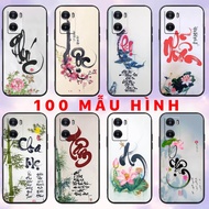 Oppo a57 4g - a77s case - printed with calligraphy image of parents, happiness, longevity, peace, pe