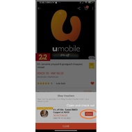 7.5% Umobile prepaid & postpaid cheapest reload