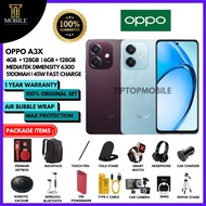 [NEW] Oppo A3X 4G ( 4GB + 64GB | 4GB + 128  | 6GB + 128GB ) Original Oppo Malaysia