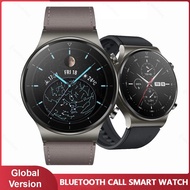 Smartwatch สมาร์ทวอทช์ 2021 New Luxury Watches Bluetooth Call Smart Watch Men Full Touch Screen Heart Rate Waterproof Sports Smartwatch For Huawei GT2Smartwatch สมาร์ทวอทช์ Black Silicone