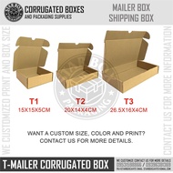 ️ oh Starbox T1 T2 & T3 Brown Kraft Mailer Box T-Mailer Box Corrugated Box Shipping Box Packaging B