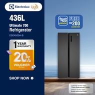 Electrolux (ESE4500A-B) 436L UltimateTaste 700 Side by Side Refrigerator Fridge