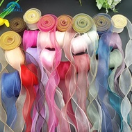 OPENMALL 10 Meters/Roll Fishtail Yarn Ribbon Flower Packaging Material Floral Florist Wrapping Suppl