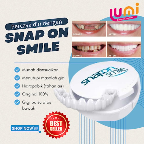 Snap On Smile 100% ORIGINAL Authentic / Gigi Palsu Snapon Smile