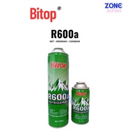 Bitop gas R600a refrigerant, freezers net weight 400gram / 120 gram