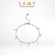 Lắc chân nữ LAMY Moon & Star Anklet Bracelet Rose Gold 9004RG