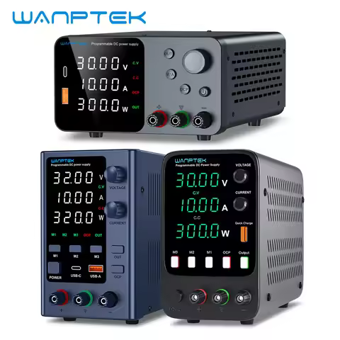30V 10A DC Power Supply Adjustable Digit Display Mini Lab Power Supplies Voltage Regulator 60V 5A 12