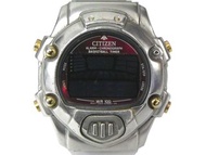 [專業] 電子錶 [CITIZEN WR100] 星辰 鋼彈頭電子錶[液晶面]/中性/新潮/軍錶