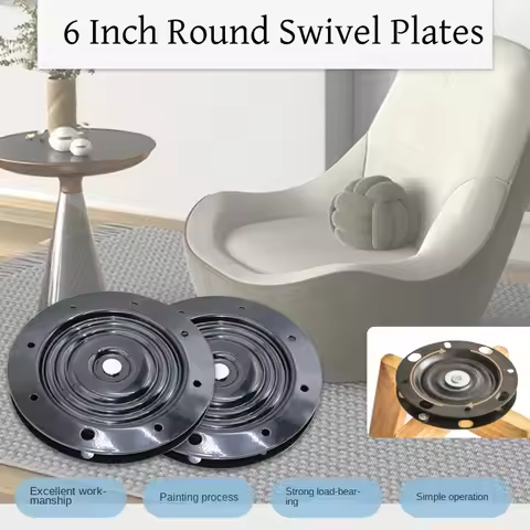 6 In 360 Degrees Swivel Plates Rotating Bearing Metal Rolling Bearing Turntable Display Stand Furnit