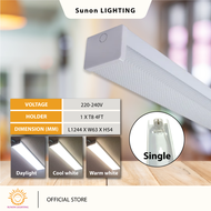 T8 Prismatic Diffuser Fitting Casing Louver Fitting Casing For T8 Double Input Tube T8 Tube Light Ca