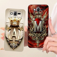 For Samsung J2 Prime G532M G532G G532F Cover For Samsung Galaxy J2 Prime Case Luxury A-Z Letters 2D 
