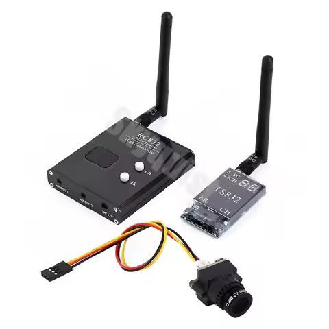 NEW 48CH 5.8G 600mw 5km Wireless AV Transmitter TS832 & Receiver RC832 & 1000TVL camera for FPV Quad