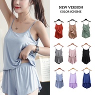 Comfy Milk Silk Women Camisole + Short Pants Loungewear Pyjamas