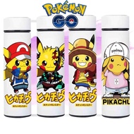 【hat shop】 Cartoon Pokemon Pikachu Water Bottle Anime Stainless Steel Thermos Water Cup Student Anti-fall Portable Cup for Men Women GiftWomen Accessories Hats &amp; Caps