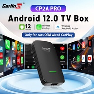 CarlinKit CP2A Pro Android 12 Carplay Ai Box 2GB+16GB Wireless CarPlay Android Auto Adapter for Vide