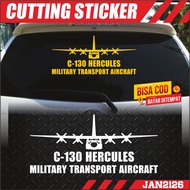Cool Hercules C130 Airplane Cutting Sticker