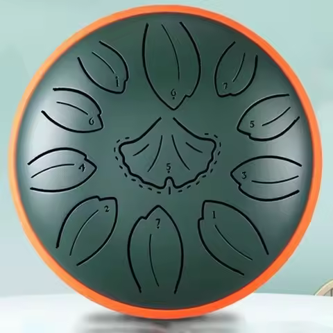 6 Inch Tongue Drum Meditation Relaxation Tongue Drum Sound Healing Mindfulness Drums Portable Percus