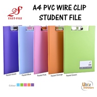EAST FILE A4 PVC STUDENT FILE (WIRE CLIP)
