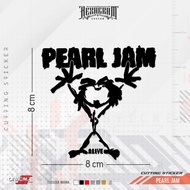 Cutting Sticker Pearl Jam Alive | Sticker Cutting Pearl Jam Alive | Pearl Jam Cutting Band Sticker