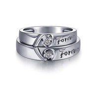 Forever鑽石戒指 天然南非鑽石 情侶對戒 婚戒 14K K585